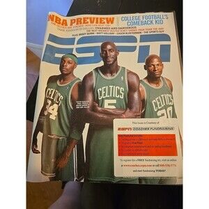 ESPN Magazine With PAUL PIERCE, KEVIN GARNETT, & RAY ALLEN Cover; Nov. 5, 2007